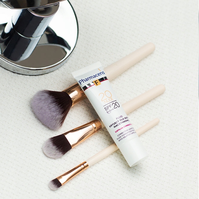 Pharmaceris F fluid naczynkowa 20 NUDE podkład do twarzy 30 ml