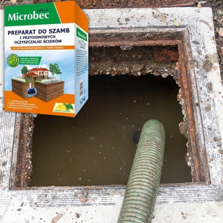 MICROBEC ULTRA Preparat Bakterie Do Szamba Aktywator Cytrynowe 1,2 KG