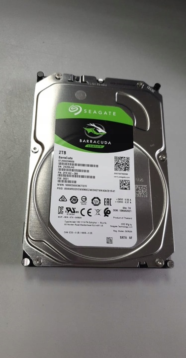Dysk SEAGATE BarraCuda 2TB HDD ST2000DM008