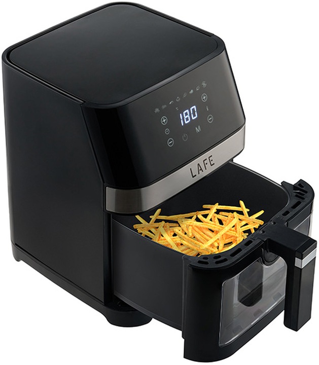 Frytkownica beztłuszczowa LAFE MasterFry 5L 1500W Czarna Rozmrażanie