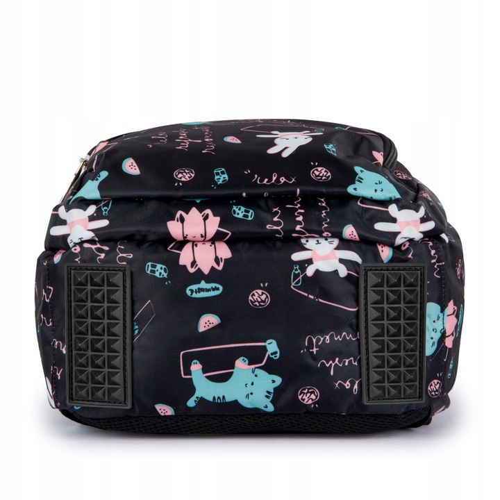 Plecak TORNISTER szkolny dziecięcy pojemny czarny Klasy 1-3 Odblaski BIVACC