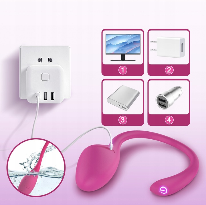 Wibrator sterowany aplikacją wibrujące jajko APP