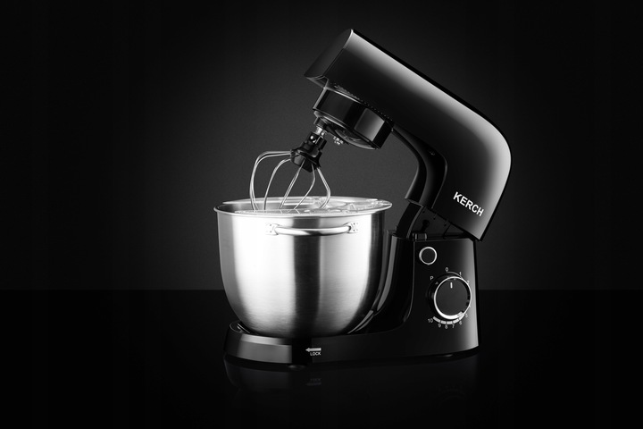 ROBOT KUCHENNY PLANETARNY MIKSER Z MISĄ KERCH MALIA BLACK 5L