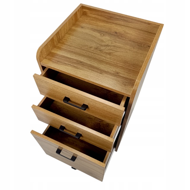 SZAFKA na kółkach STOLIK nocny SZUFLADA olcha REGAŁ do sypialni salonu