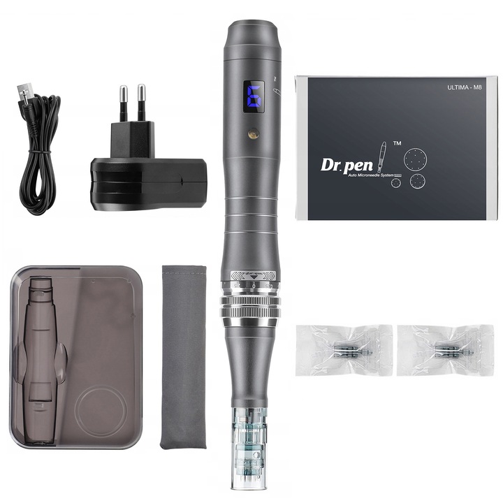 Dr Pen Ultima M8-W + 2 Kartridży BEZPRZEWODOWY Dermapen do mezoterapii