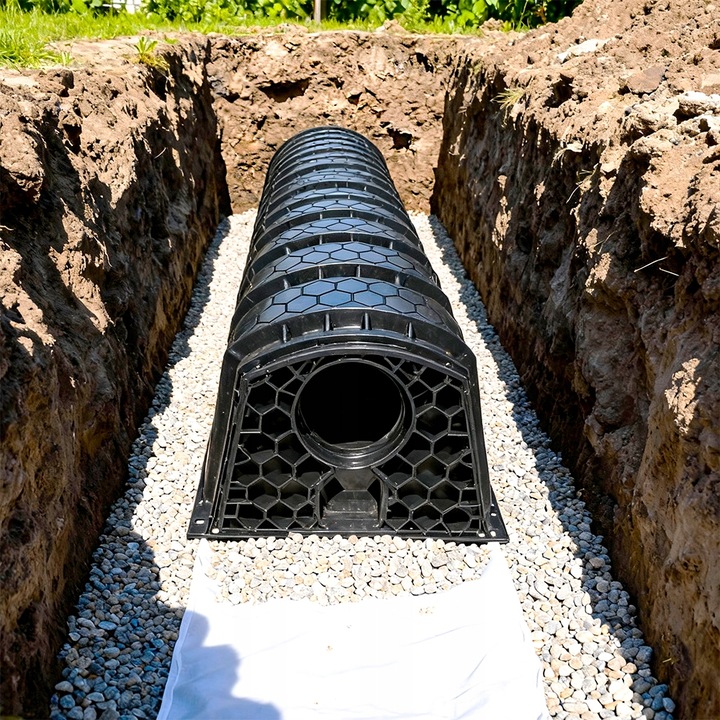 Aquabin Dekiel do Tunelu drenażowego 150 DEFLEKTOR Zamknięcie TUNELU