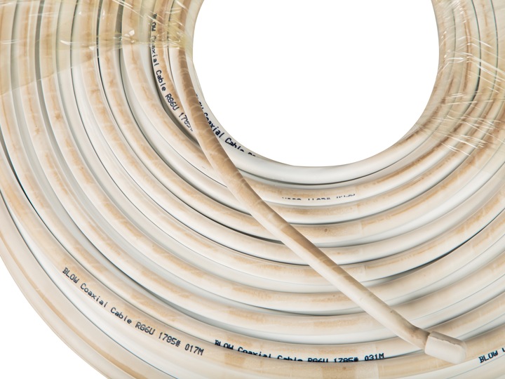 KABEL KONCENTRYCZNY KONCENTRYK ANTENOWY 4K GRUBY PRZEWÓD RG6 6,8MM 25M