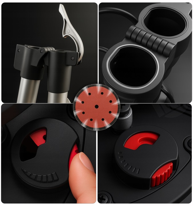 SZLIFIERKA ŻYRAFA GIPSU GŁADZI ŚCIAN TYNKÓW LED WALIZKA Majster PRO