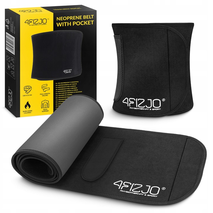 PAS NEOPRENOWY ODCHUDZAJĄCY GORSET MODELUJĄCY BRZUCH WYSZCZUPLAJĄCY