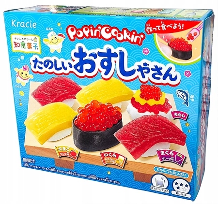 Japoński zestaw słodyczy DIY Popin Cookin Sushi Kit 28,5g - Kracie