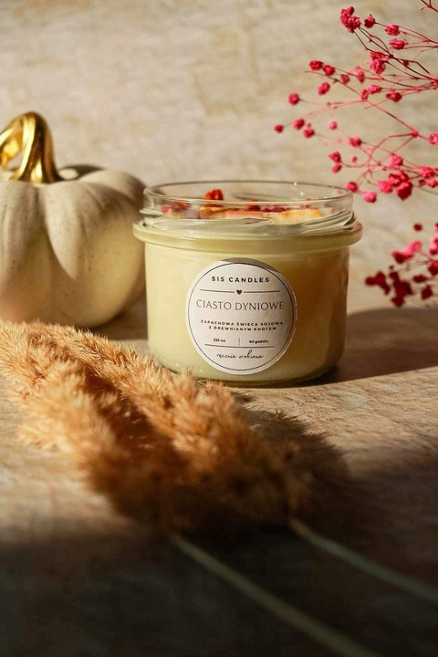 CIASTO DYNIOWE Zapachowa świeca sojowa pumpkin dyniowa jesienna