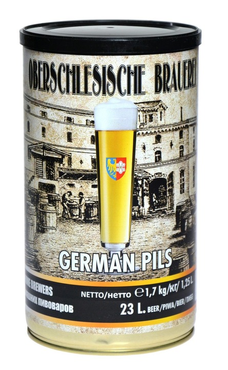 23L PIWO DOMOWE GERMAN PILS + DROŻDŻE BREWKIT SŁÓD