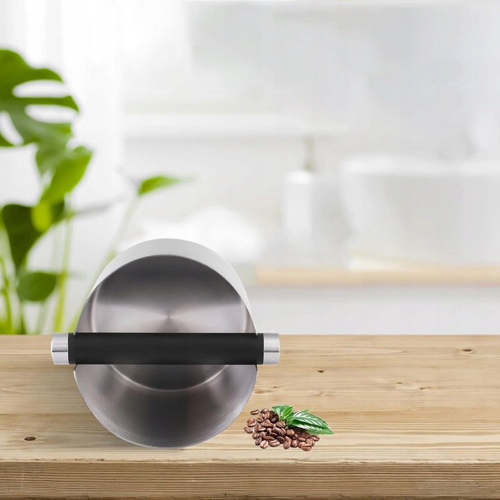 POJEMNIK NA FUSY EKSPRESU DO KAWY STAL NIERDZEWNA ODBIJAK KNOCK BOX 14*14.5