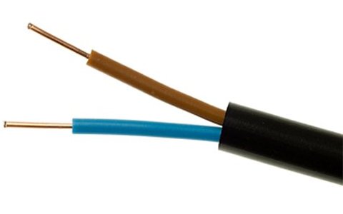 KABEL PRZEWÓD ZIEMNY PRĄDOWY ENERGETYCZNY OKRĄGŁY YKY 2x1,5 0,6/1kV 50 m