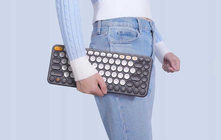 Klawiatura bezprzewodowa Baseus K01A Bluetooth Szara