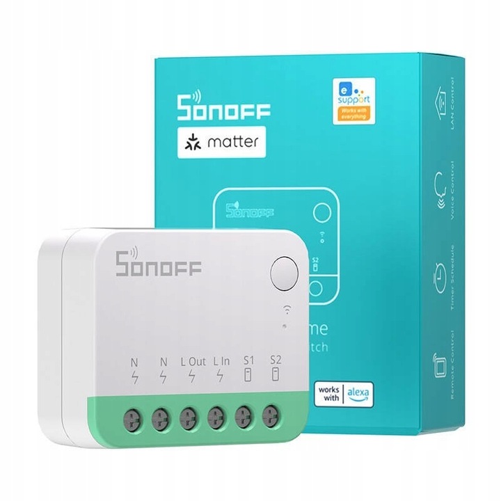 SONOFF MINIR4M Inteligentny Przełącznik Sterownik WiFi Matter HomeKit