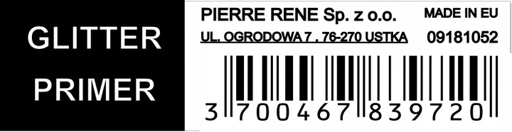 Pierre Rene Glitter primer Klej do cieni 10ml