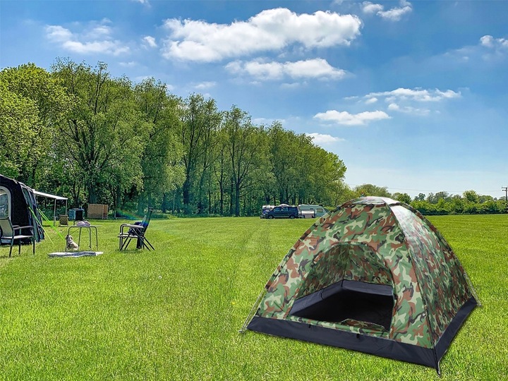 NAMIOT TURYSTYCZNY KEMPINGOWY MOSKITIERA MORO XXL