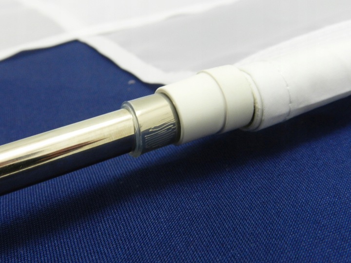 Flaga mażoretkowa BELTI FMT3 Z3 biała 70 cm (51 x 66)