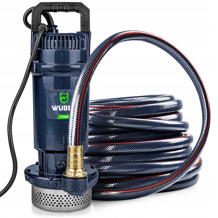 POMPA DO WODY BRUDNEJ CZYSTEJ ZANURZENIOWA SITKO SITO SZAMBA 1" WUBER