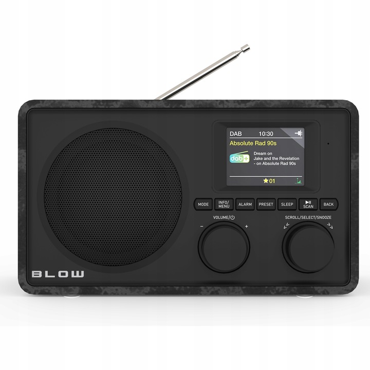 RADIO CYFROWE KUCHENNE RETRO BLUETOOTH LCD DAB+ FM AUX USB TFT 2,4