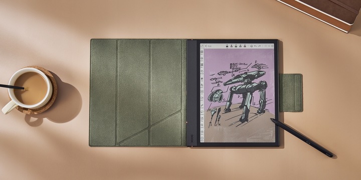 Oryginalne Etui Magnetyczne Pokrowiec Onyx Boox Note Air 4C 5C Czarne