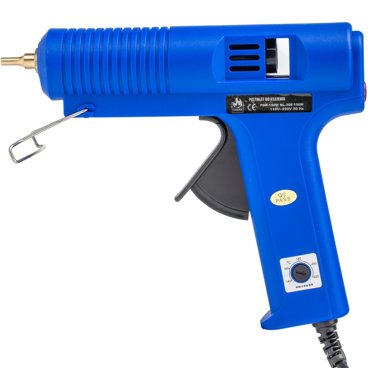 PISTOLET DO KLEJU NA GORĄCO 150W Z REGULACJĄ TEMPERATUR 5 STOPNIOWY 11