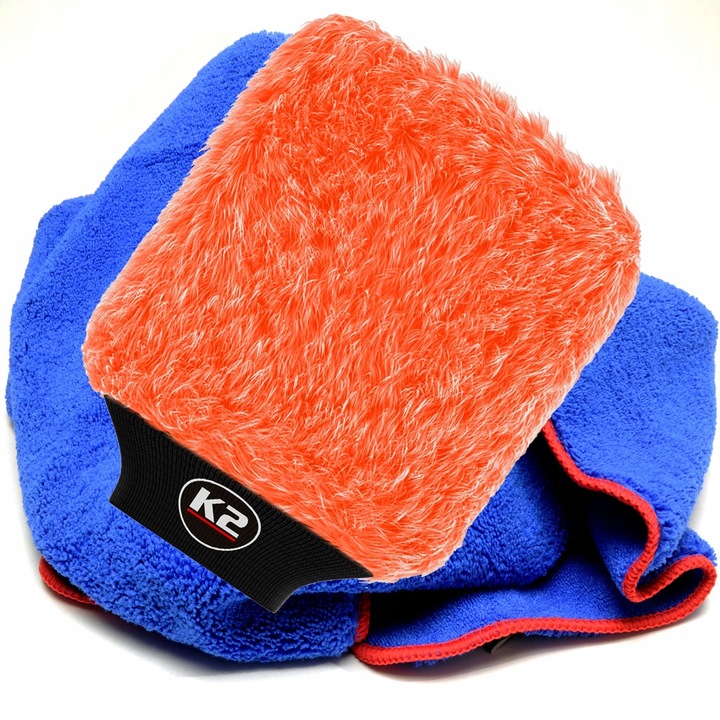 K2 Rękawica z Mikrofibry do Ręcznego Mycia Samochodu Auta Karoserii M440