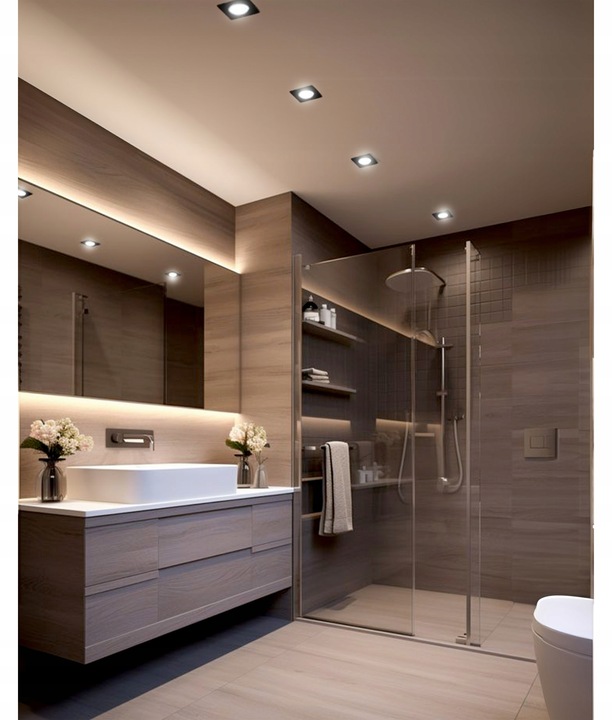 6x oprawa halogenowa sufitowa RUCHOMA kwadrat + LED GU10 5,5W