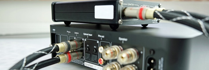 Kabel przewód cinch 2RCA-2RCA CROSS-TECH OFC 1m