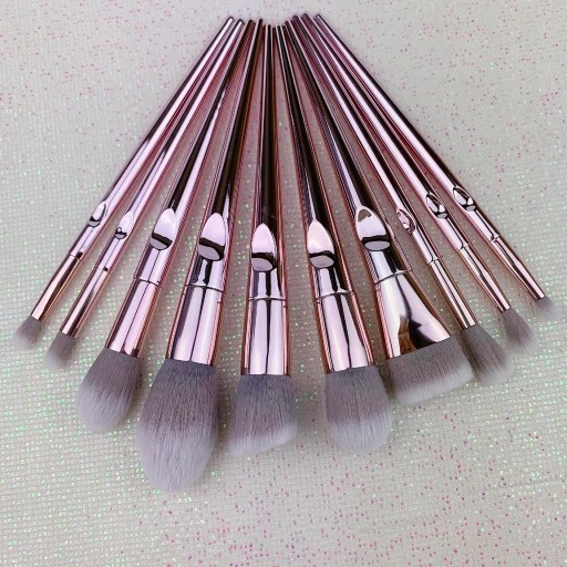 Komplet Pędzli do makijażu Pędzle Profesjonalne 10