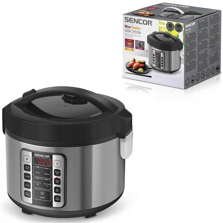 Garnek do Gotowania Ryżu Ryżowar SENCOR SRM 3151BK