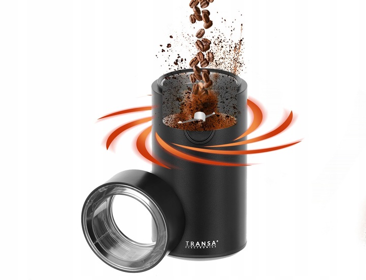 MŁYNEK do mielenia kawy elektryczny Ostrza ze stali nierdzewnej MOCNY