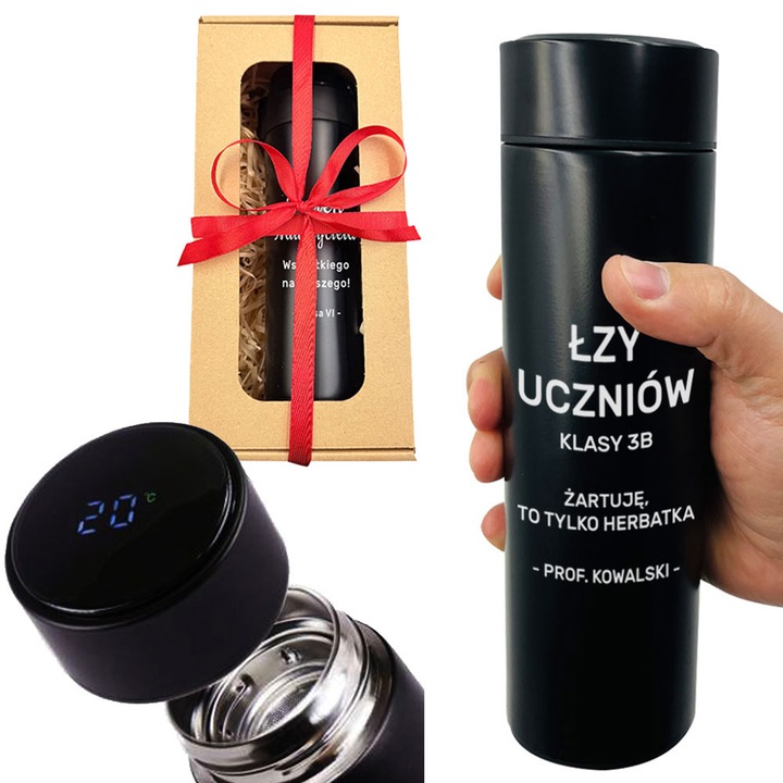 KUBEK TERMICZNY Z GRAWEREM PREZENT na DZIEŃ NAUCZYCIELA dla Wychowawcy