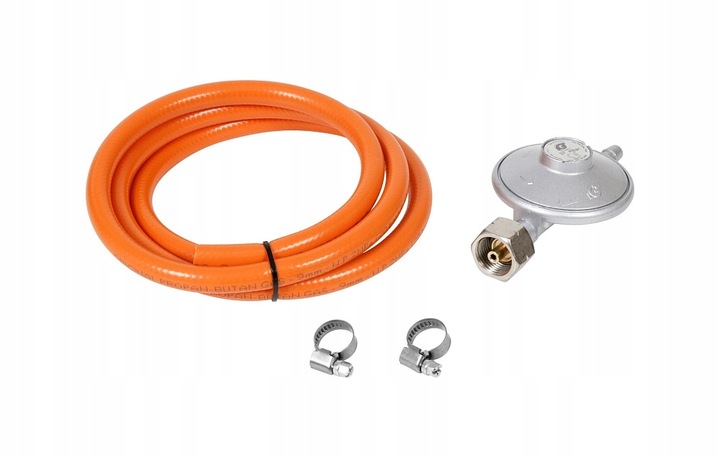 ZESTAW PRZYŁĄCZENIOWY DO BUTLI, Reduktor, wąż 1,5m "1113"