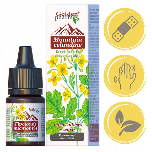 GLISTNIK GÓRSKI JASKÓŁCZE ZIELE WŁÓKNIAKI KURZAJKI BRODAWKI MODZELE 20 ml