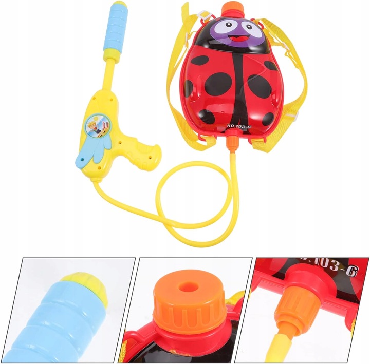 PISTOLET NA WODĘ BROŃ Z PLECAKIEM ŚMINGUS-DYNGUS SIKAWA BIERDONKA PLECACZEK