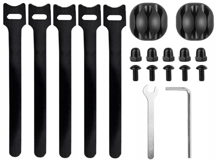 PÓŁKA NA KABLE POD BIURKO BLAT ORGANIZER MASKOWNICA DO KABLI UCHWYT 40