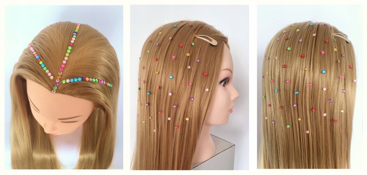 GŁÓWKA głowa treningowa fryzjerska STATYW 70-80 cm