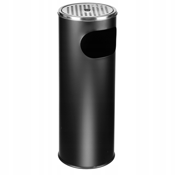 POPIELNICZKA ZEWNĘTRZNA STOJĄCA KOSZ NA ŚMIECI 12 L ŚMIETNIK POPIELNICA 2w1