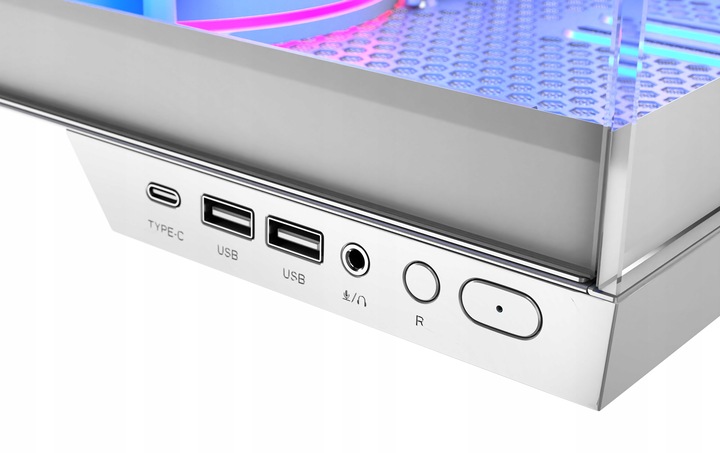 Gamingowa obudowa komputerowa MODECOM VOLCANO PANORAMA NF biała