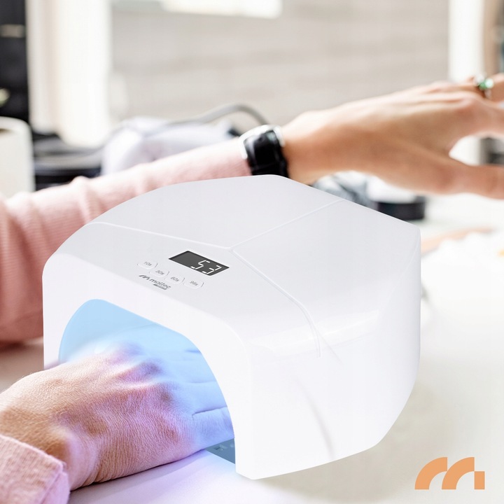 LAMPA DO PAZNOKCI UV DUAL LED DO HYBRYD ŻELI MANICURE PEDICURE 268W LUSTRO