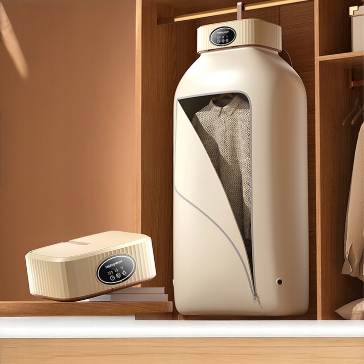 Przenośna Suszarka 600W Składana UV + Cicha 45dB Szybkoschnąca Do