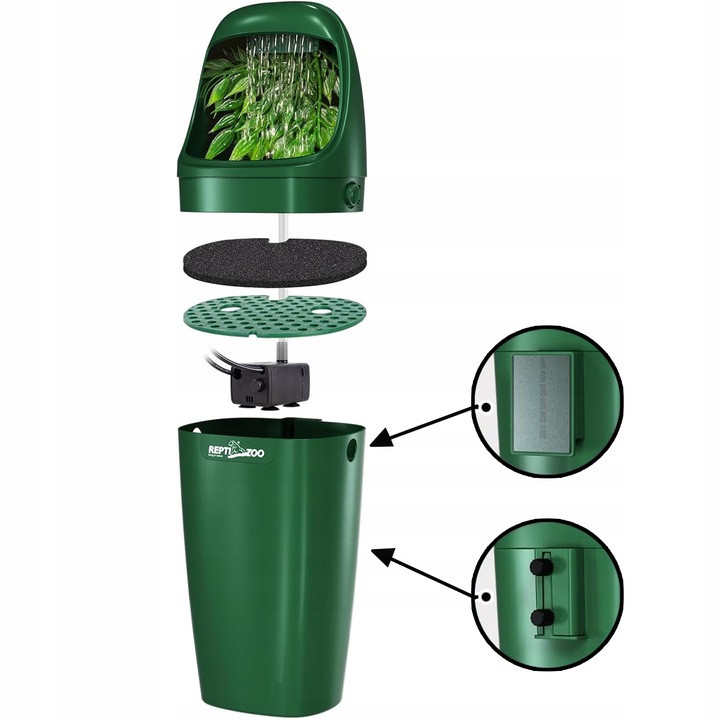 POIDŁO DLA KAMELEONÓW WODOSPAD DO TERRARIUM DLA GADÓW GEKONÓW