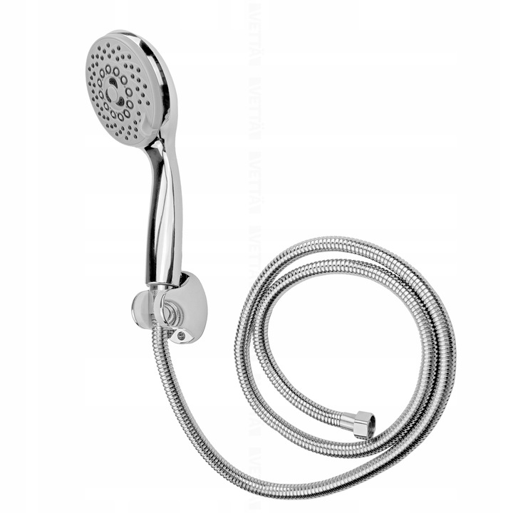 ZESTAW PRYSZNICOWY słuchawka wąż uchwyt 5 TRYBÓW pod prysznic MOC