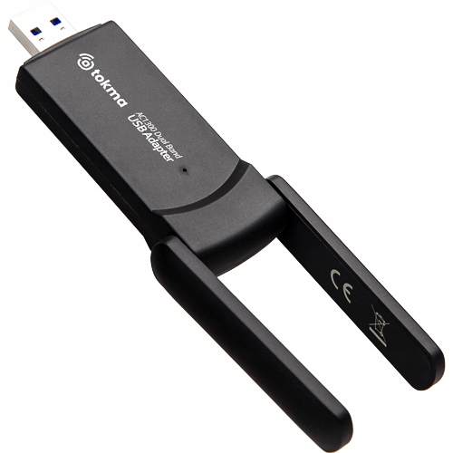 AC1300 ADAPTER KARTA SIECIOWA WiFi Wi-Fi NA USB Z ANTENAMI 1300Mbps 5GHz