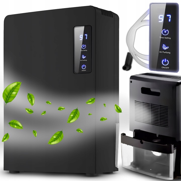 OSUSZACZ POWIETRZA POCHŁANIACZ WILGOCI 2200ml TIMER LCD LED CICHY