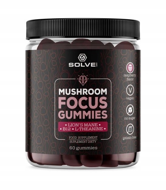 SOLVE LABS Mushroom Focus Gummies (żelki)