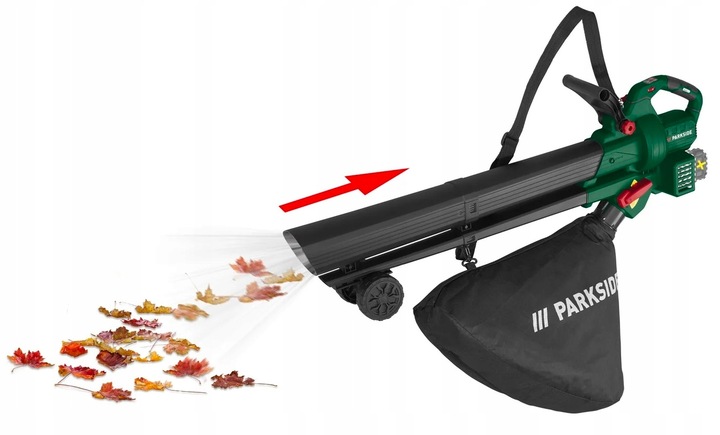 PARKSIDE PLSBA 40-Li DMUCHAWA ODKURZACZ AKUMULATOROWY 2x20V 40V DO