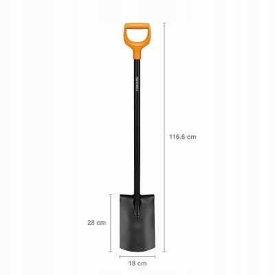 FISKARS Szpadel prosty SOLID 117cm 1003456 rączka D 131403 1066717